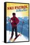 Whistler, Canada - Vintage Ski Patrol-Lantern Press-Framed Stretched Canvas