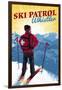 Whistler, Canada - Vintage Ski Patrol-Lantern Press-Framed Art Print