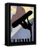 Whistler Mountain Winter Sports I-Tina Lavoie-Framed Stretched Canvas