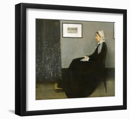 Whistler’s Mother, 1871-James Abbott McNeill Whistler-Framed Art Print