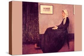 Whistler's Mother-James Abbott McNeill Whistler-Stretched Canvas