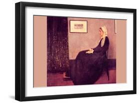 Whistler's Mother-James Abbott McNeill Whistler-Framed Art Print