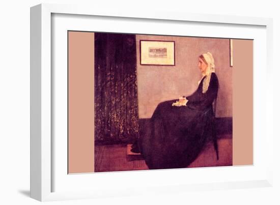 Whistler's Mother-James Abbott McNeill Whistler-Framed Art Print
