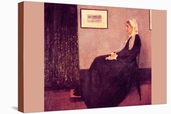 Whistler's Mother-James Abbott McNeill Whistler-Stretched Canvas