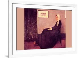 Whistler's Mother-James Abbott McNeill Whistler-Framed Art Print