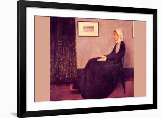 Whistler's Mother-James Abbott McNeill Whistler-Framed Art Print