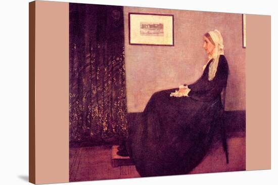 Whistler's Mother-James Abbott McNeill Whistler-Stretched Canvas