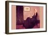 Whistler's Mother-James Abbott McNeill Whistler-Framed Premium Giclee Print