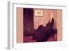 Whistler's Mother-James Abbott McNeill Whistler-Framed Premium Giclee Print