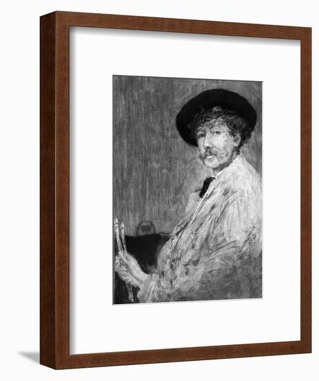 Whistler Self-Portrait-null-Framed Art Print