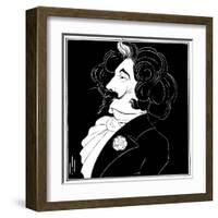 Whistler-Aubrey Beardsley-Framed Art Print