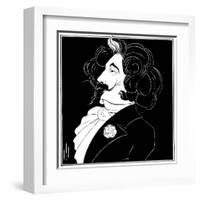 Whistler-Aubrey Beardsley-Framed Art Print