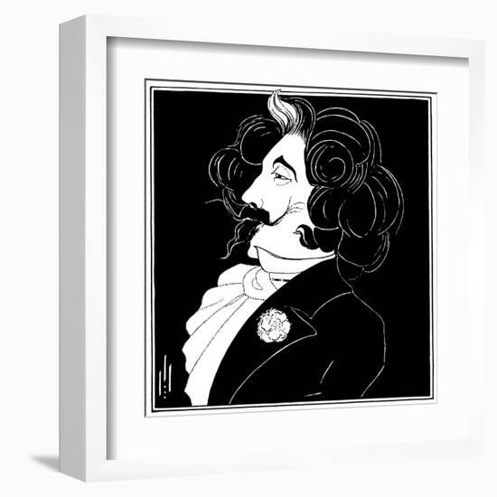 Whistler-Aubrey Beardsley-Framed Art Print