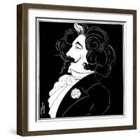 Whistler-Aubrey Beardsley-Framed Art Print