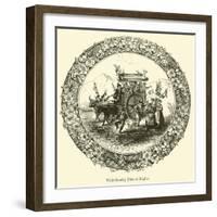 Whit-Sunday Fete at Naples-null-Framed Giclee Print