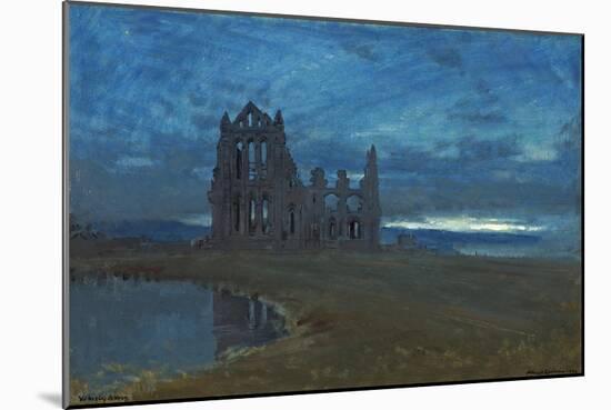 Whitby Abbey, 1900-Albert Goodwin-Mounted Giclee Print