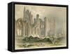 Whitby Abbey from the North-East-William Richardson-Framed Stretched Canvas