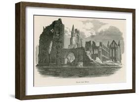 Whitby Abbey, from the West-Alexander Francis Lydon-Framed Giclee Print
