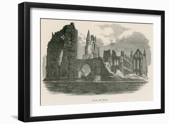 Whitby Abbey, from the West-Alexander Francis Lydon-Framed Giclee Print