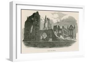 Whitby Abbey, from the West-Alexander Francis Lydon-Framed Giclee Print