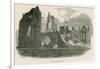 Whitby Abbey, from the West-Alexander Francis Lydon-Framed Giclee Print