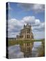 Whitby Abbey Ruins (Built Circa 1220), Whitby, North Yorkshire, England-David Wall-Stretched Canvas