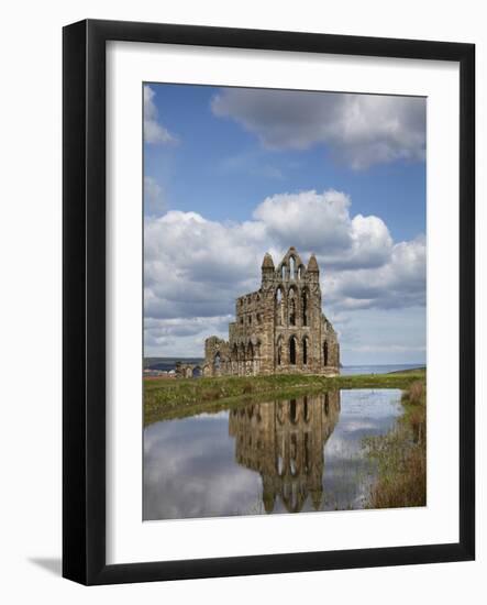 Whitby Abbey Ruins (Built Circa 1220), Whitby, North Yorkshire, England-David Wall-Framed Photographic Print