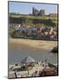 Whitby Abbey, Sandy Beach and Harbour, Whitby, North Yorkshire, Yorkshire, England-Neale Clarke-Mounted Photographic Print