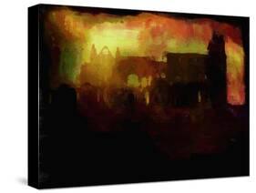 Whitby Abbey - Sunset-Mark Gordon-Stretched Canvas