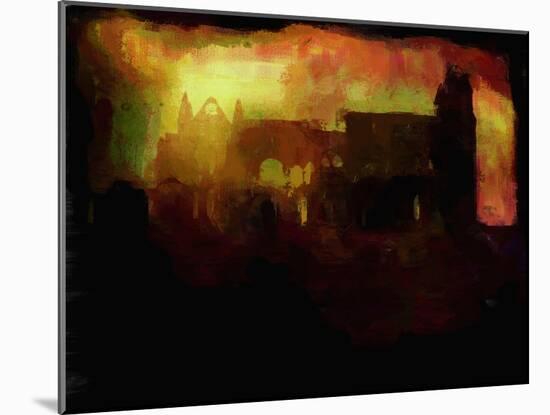 Whitby Abbey - Sunset-Mark Gordon-Mounted Giclee Print