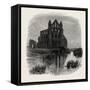 Whitby Abbey, UK, 19th Century-null-Framed Stretched Canvas