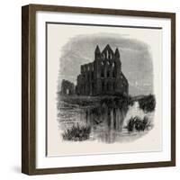 Whitby Abbey, UK, 19th Century-null-Framed Giclee Print