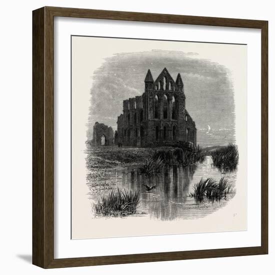 Whitby Abbey, UK, 19th Century-null-Framed Giclee Print