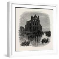 Whitby Abbey, UK, 19th Century-null-Framed Giclee Print