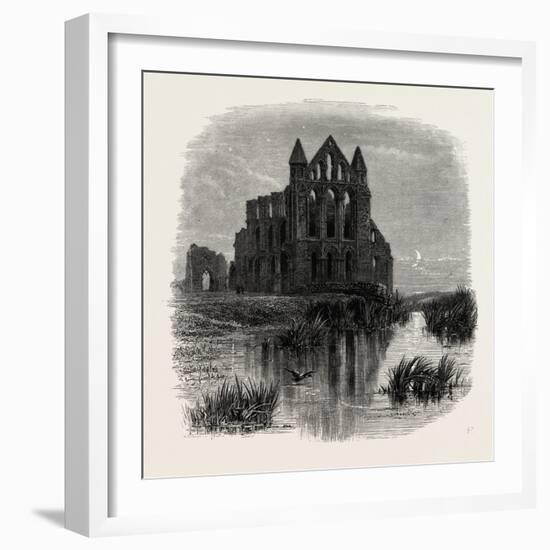 Whitby Abbey, UK, 19th Century-null-Framed Giclee Print