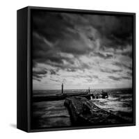 Whitby Blowing-Rory Garforth-Framed Stretched Canvas