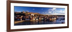 Whitby Harbor, Scarborough, North Yorkshire, Yorkshire and the Humber, England-null-Framed Photographic Print