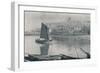'Whitby Harbour', 1910-Photochrom Co Ltd of London-Framed Giclee Print
