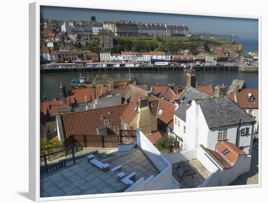 Whitby Harbour, Whitby, North Yorkshire, England, United Kingdom, Europe-Wogan David-Framed Photographic Print