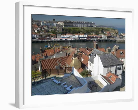 Whitby Harbour, Whitby, North Yorkshire, England, United Kingdom, Europe-Wogan David-Framed Photographic Print