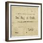 Whitby Parish Poor Relief Voucher for Coal-Peter Higginbotham-Framed Photographic Print