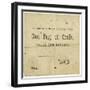 Whitby Parish Poor Relief Voucher for Coal-Peter Higginbotham-Framed Photographic Print