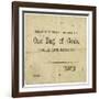 Whitby Parish Poor Relief Voucher for Coal-Peter Higginbotham-Framed Photographic Print