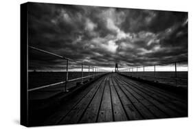 Whitby Pier-Rory Garforth-Stretched Canvas