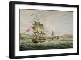 Whitby, Published by G. Chambers and E. Fisher, 1826-George the Elder Chambers-Framed Giclee Print