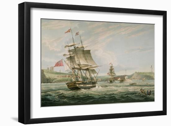 Whitby, Published by G. Chambers and E. Fisher, 1826-George the Elder Chambers-Framed Giclee Print