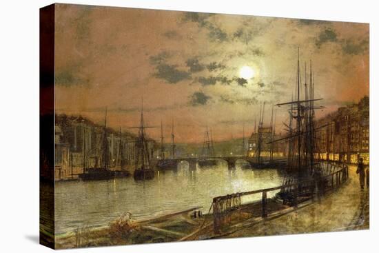 Whitby-John Atkinson Grimshaw-Stretched Canvas