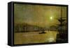 Whitby-John Atkinson Grimshaw-Framed Stretched Canvas