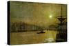 Whitby-John Atkinson Grimshaw-Stretched Canvas