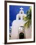 White Adobe Chapel-George Oze-Framed Photographic Print